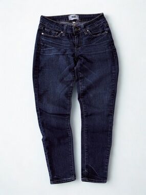 Paige Verdugo Crop Jeans Dark Blue Women's Denim Stretch Cotton 25